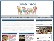 Tablet Screenshot of dinnertrade.com